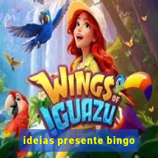 ideias presente bingo